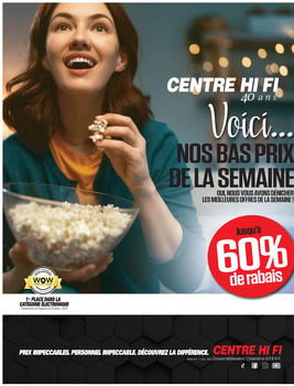 Circulaire Centre HI-FI Circulaire Centre HI-FI